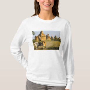 Asia, Myanmar (Burma), Bagan (Pagan). A cart is T-Shirt