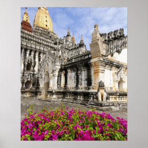 Asia, Myanmar (Burma), Bagan (Pagan). The Ananda Poster