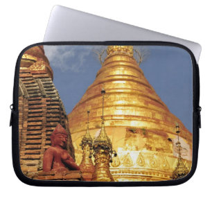 Asia, Myanmar (Burma), Bagan (Pagan). The Dhamma Laptop Sleeve
