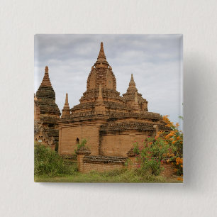 Asia, Myanmar Burma), Bagan Pagan). Various 15 Cm Square Badge