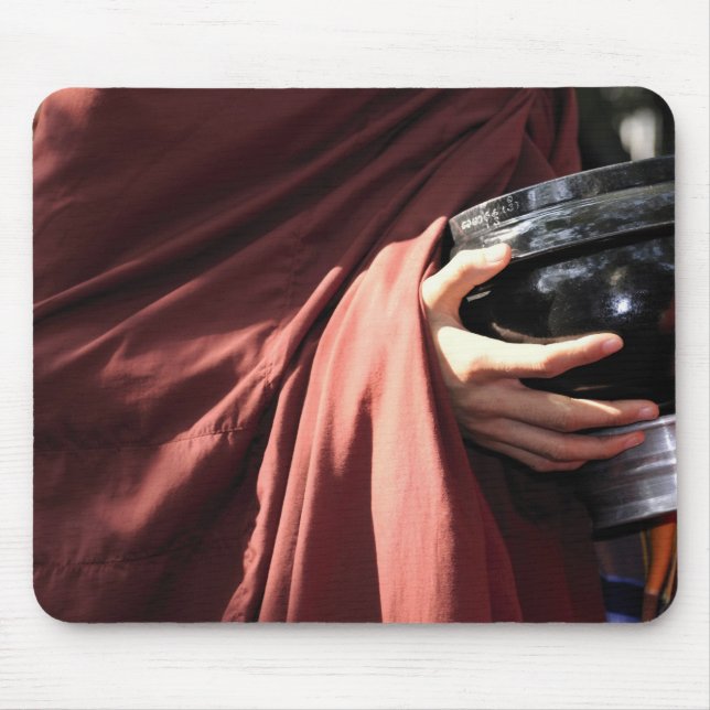 Asia, Myanmar (Burma), Mandalay. Novice monks Mouse Pad (Front)