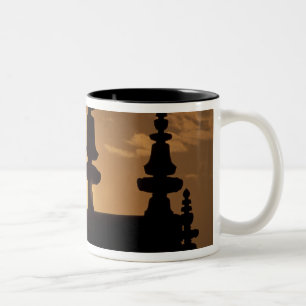 Asia, Nepal, Kathmandu. Bouddhanath Stupa. Two-Tone Coffee Mug