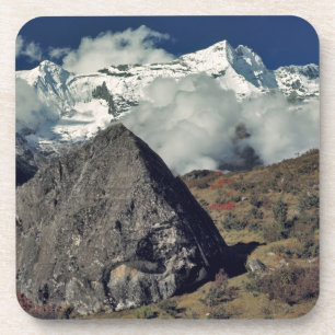 Asia, Nepal, Sagarmatha NP. A Buddhist prayer Coaster