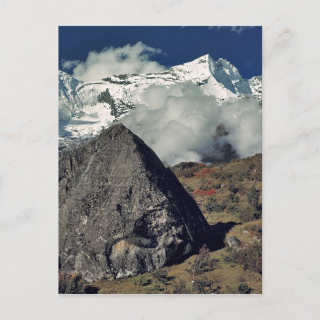 Asia, Nepal, Sagarmatha NP. A Buddhist prayer Postcard (Front)