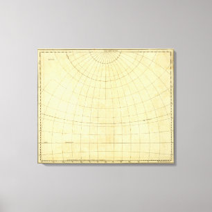 Asia Outline Canvas Print