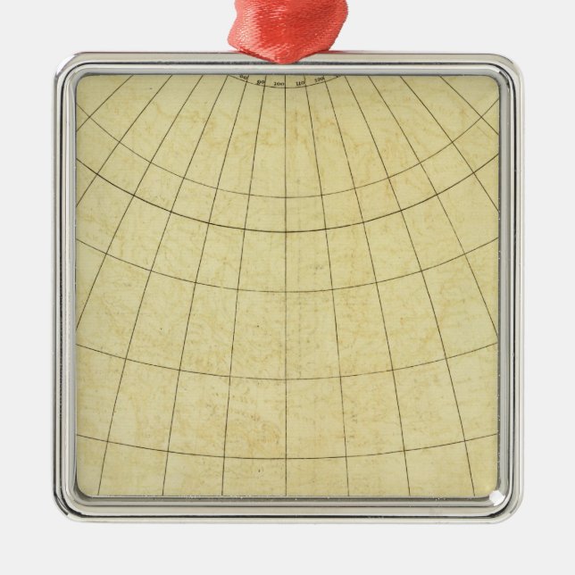 Asia Outline Metal Tree Decoration (Front)