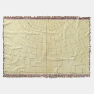 Asia Outline Throw Blanket