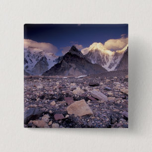 Asia, Pakistan, Karakoram Range, Broad and 15 Cm Square Badge