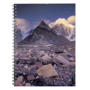 Asia, Pakistan, Karakoram Range, Broad and Spiral Notebook