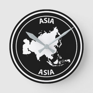 Asia Round Clock