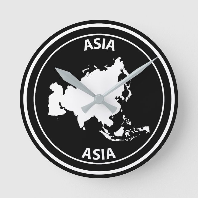 Asia Round Clock (Front)