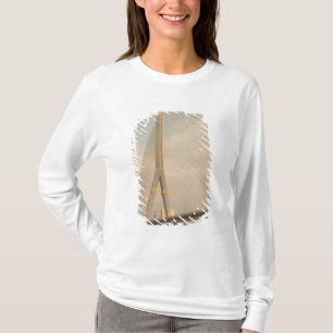 Asia, Thailand, Bangkok, bridge over Chao T-Shirt