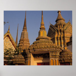 Asia, Thailand, Bangkok, Wat Po, city's oldest Poster