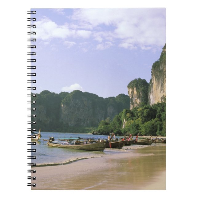 Asia, Thailand, Krabi. West Railay Beach, long Notebook (Front)