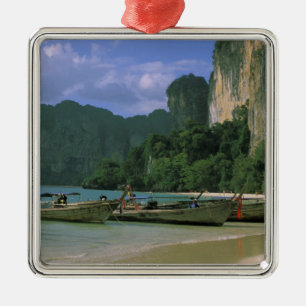 Asia, Thailand, Krabi. West Railay Beach, Metal Tree Decoration