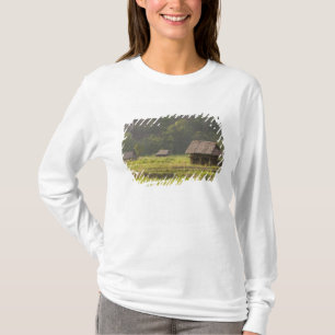 Asia, Thailand, Mae Hong Son, Rice huts in the T-Shirt