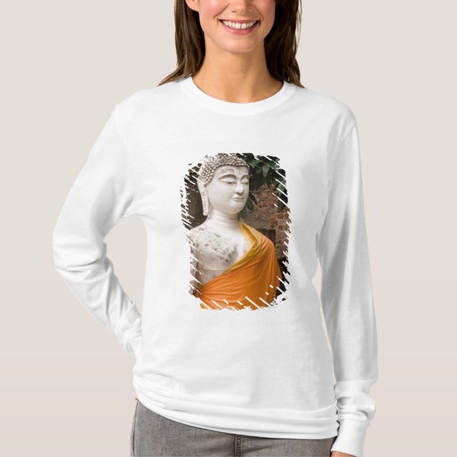 Asia, Thailand, Siam, Buddha at Ayutthaya T-Shirt (Front)