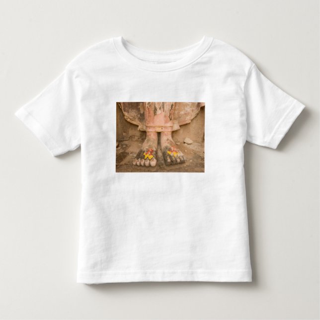 Asia Thailand, Sukhothai, Buddha's feet and Toddler T-Shirt (Front)