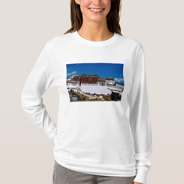 Asia, Tibet, Lhasa, Potala Palace aka Red 2 T-Shirt (Front)