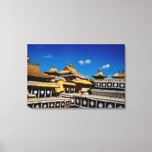 Asia, Tibet, Lhasa, Potala Palace aka Red Canvas Print