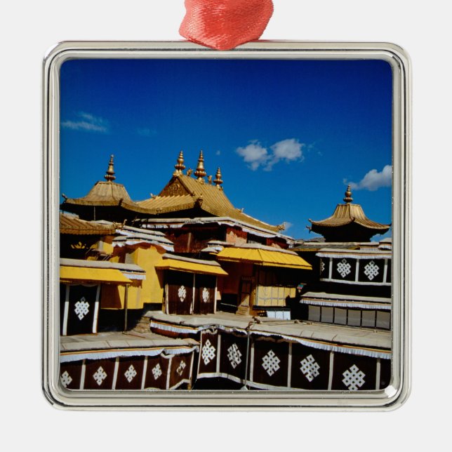 Asia, Tibet, Lhasa, Potala Palace aka Red Metal Tree Decoration (Front)