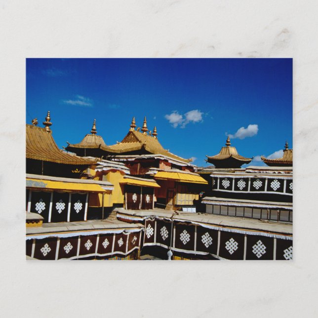 Asia, Tibet, Lhasa, Potala Palace aka Red Postcard (Front)