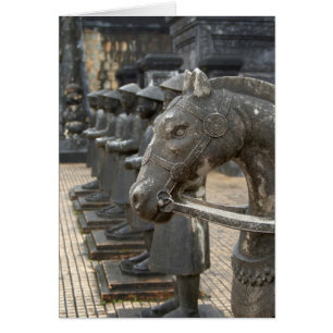 Asia, Vietnam. Figurines and horse statues