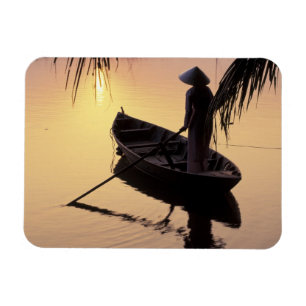 Asia, Vietnam, Mekong Delta, Can Tho. Evening Magnet