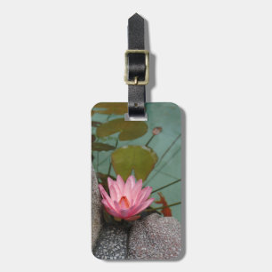 Asia, Vietnam. Water lily in a temple pond Luggage Tag