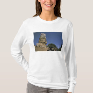 Asia, Yemen, Wadi Dhar. Rock Palace, or Dar Al T-Shirt