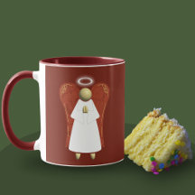 Asian Angel, Guardian Angel Coffee Mug
