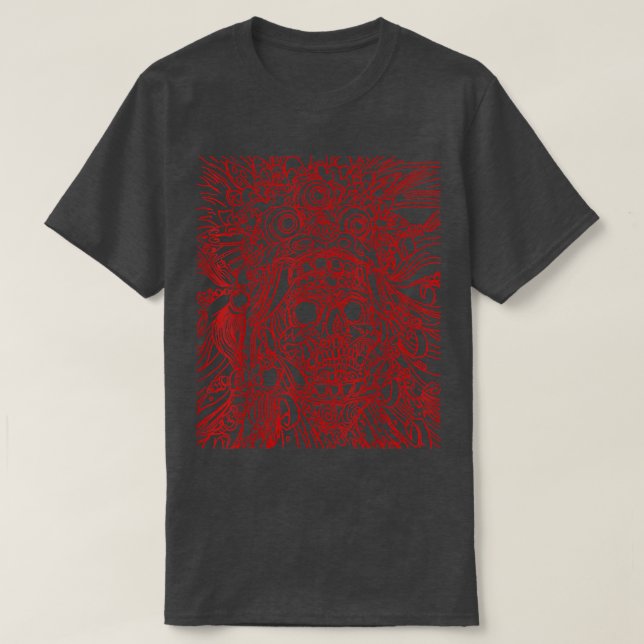 Asian antient skull 211 T-Shirt (Design Front)
