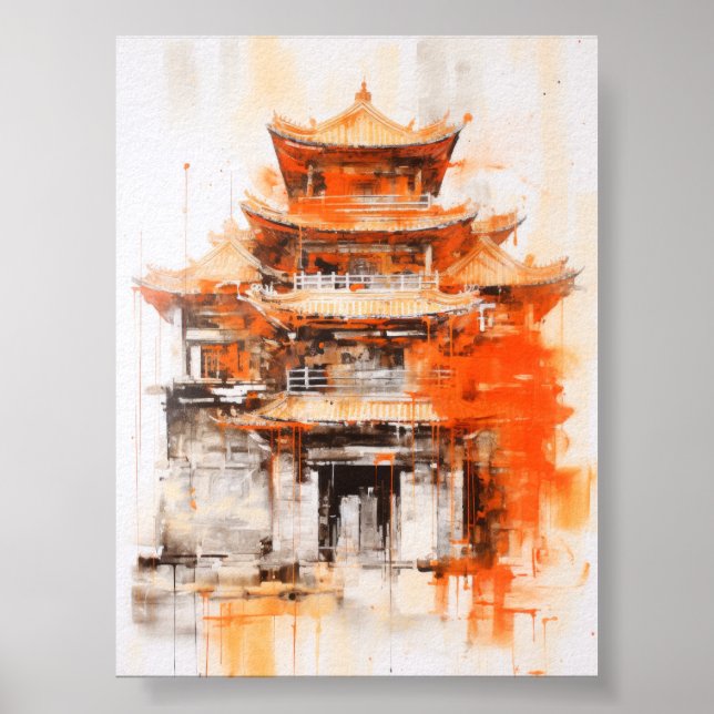 Asian Architecture: A Stunning Showcase Poster (Front)