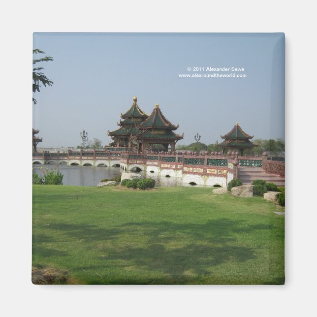 Asian architecture magnet (Front)
