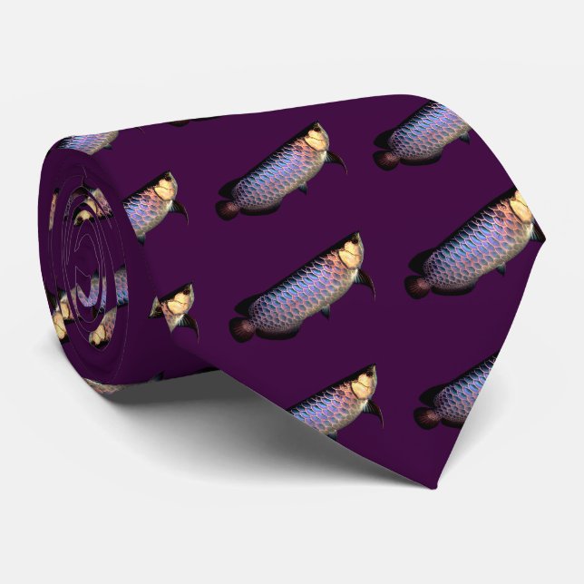 Asian Arowana Tie (Rolled)