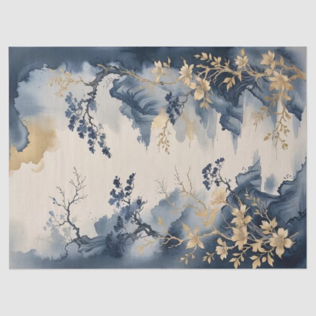 Asian Art Print  Tissue Paper (Front)