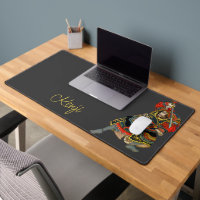 Asian Art Samurai Warrior Desk Mat