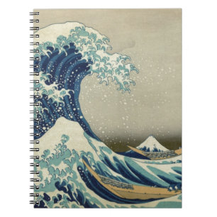 Asian Art - The Great Wave off Kanagawa Notebook