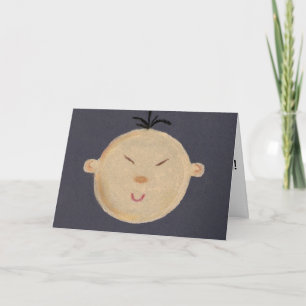 Asian Baby Thank You Card