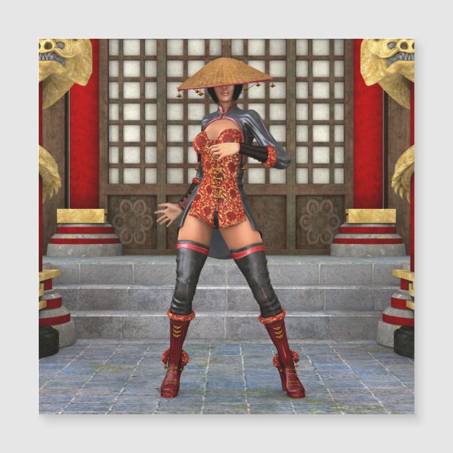 Asian Battle Woman (Front)