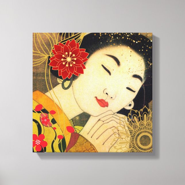 Asian Beauty Canvas Print (Front)