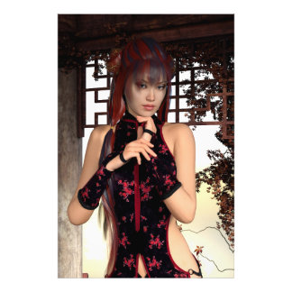 Asian Beauty Photo Print