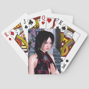 Asian Beauty Playing Cards
