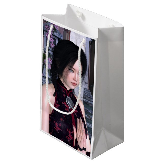 Asian Beauty Small Gift Bag (Front Angled)