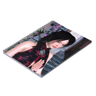 Asian Beauty Spiral Notebook