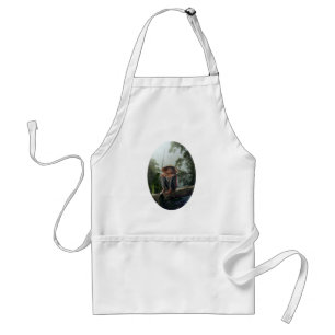 Asian Boy Fishing Standard Apron
