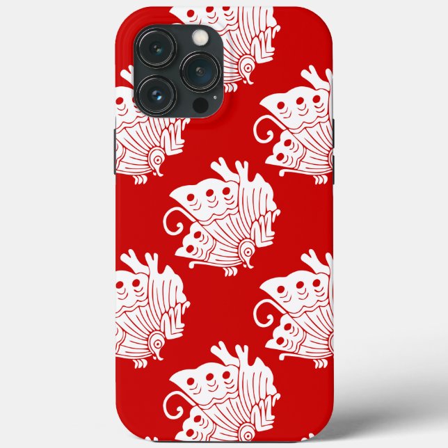 Asian Butterfly Japanese Kamon Design Case-Mate iPhone Case (Back)