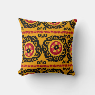 Asian Carpet Suzanne: Traditional Embroidery Cushion