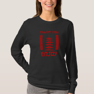 Asian Chinese Japanese Dishes Food Restaurant Deli T-Shirt