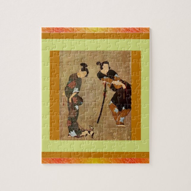 Asian Couple Puzzle (Vertical)